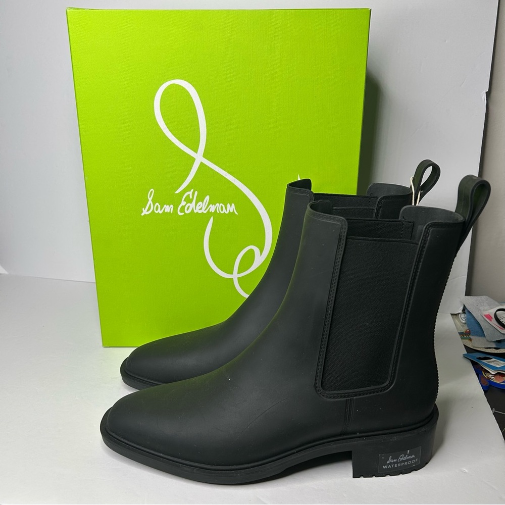 Sam Edelman Black Ankle Boots - Picture 7 of 12